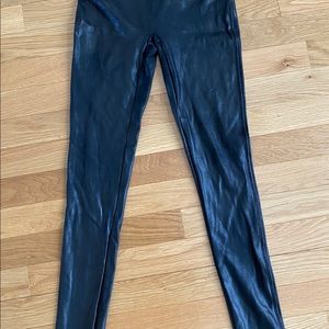 Spanx faux leather leggings